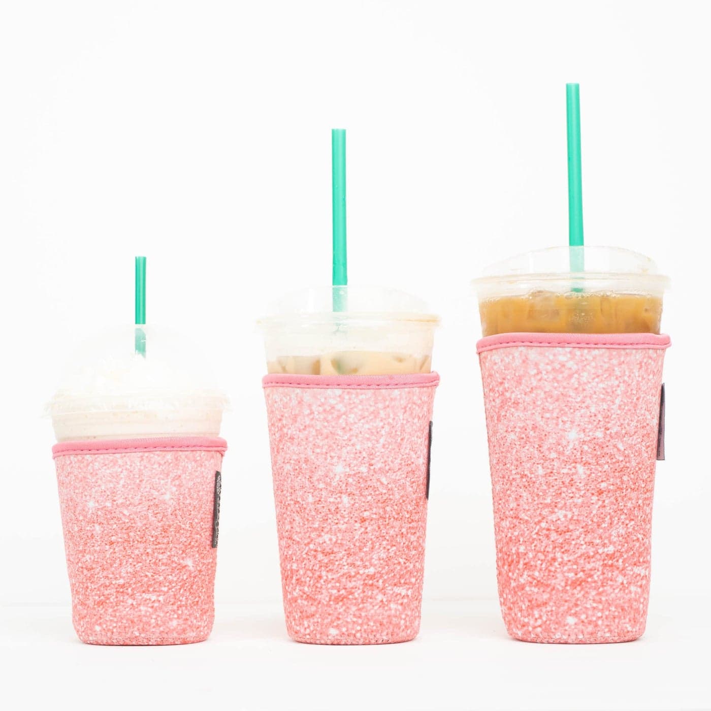 BAXENDALE AND CO Iced Coffee Sleeve for Cold Drink Cups 3 Pack Neoprene Iced Coffee Sleeve Cup Sleeves for Cold Drinks Reusable Compatible with Starbucks Dunkin