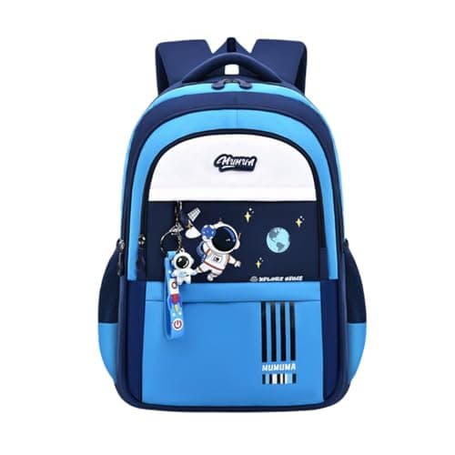 Boys Backpack Astronaut Sports Kids Backpack Space Schoolbag for Girls&Boys Elementary Student Bookbag