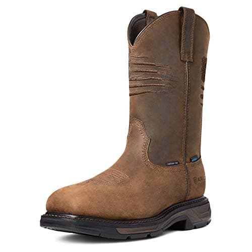 ARIAT Men’s WorkHog XT Patriot Waterproof Carbon Safety Toe Work Boot