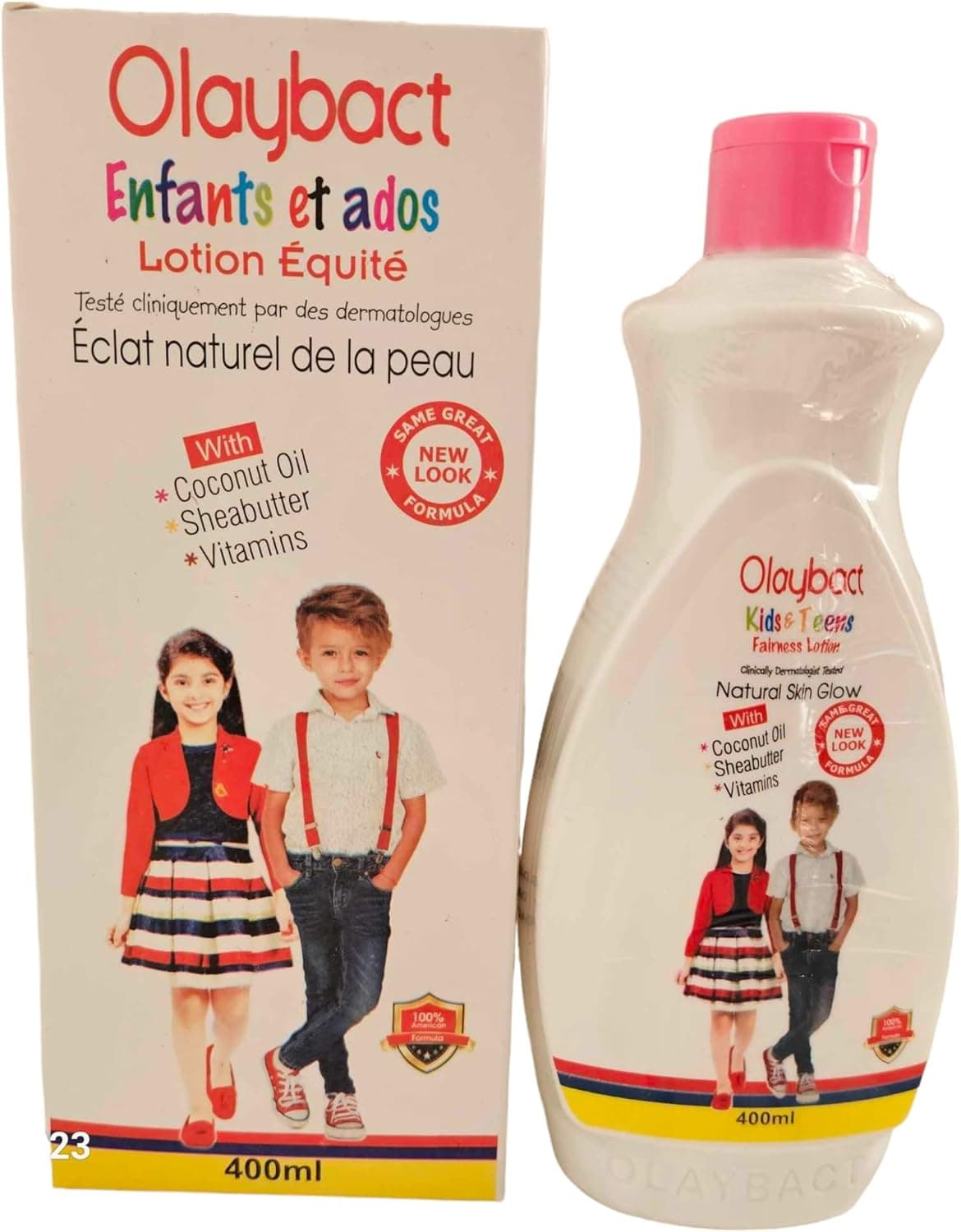 Generic Olaybact Kids Teens Fairness Lotion Natural Skin Glow With Vitamins 400ml