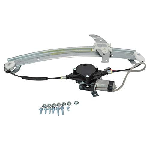 TRQ Front Left Power Window Regulator Motor Assembly Drivers Side Compatible with 19941997 Lincoln Town Car