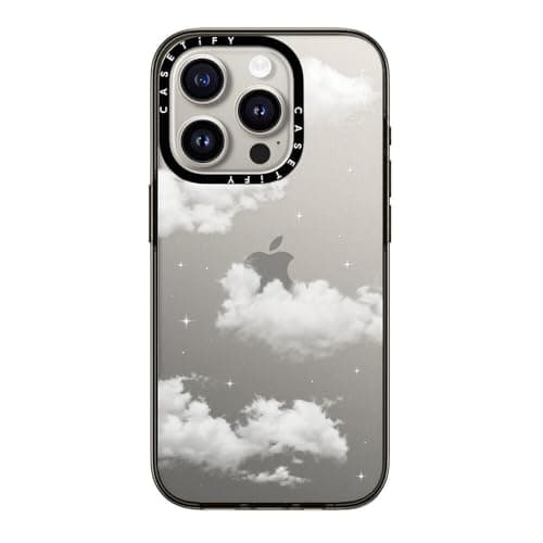 CASETiFY Compact Case for iPhone 15 Pro Lightweight 4 ft 2X Military Grade Drop ProtectionSlim A Dream Clear Black