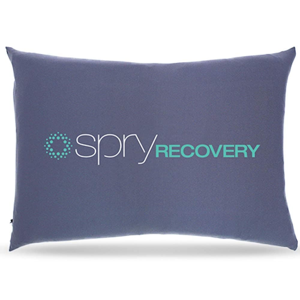 Spry Recovery Pillow Supportive Contouring Pillow with Adaptive FloForm Technology Great for Neck and Back Pain Charcoal