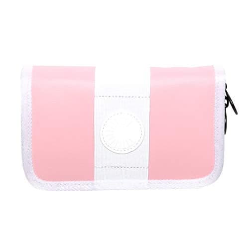 Curtis Mega Trumpet Mouthpiece Pouch Coated Nylon with Zipper 7 Piece Pink