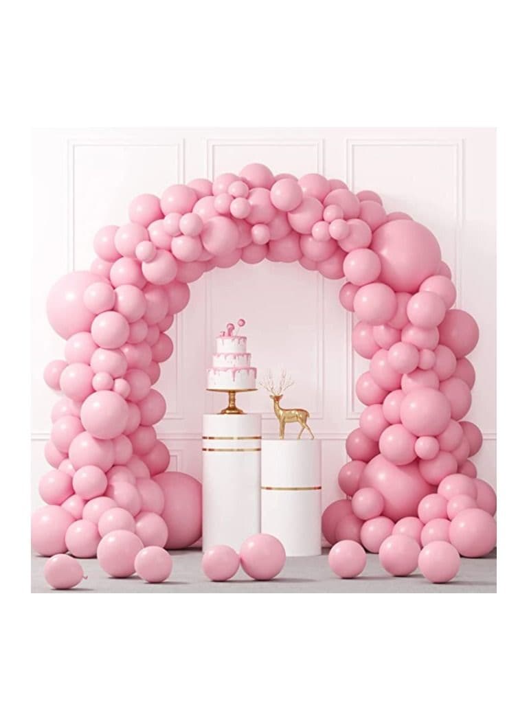 Pastel Latex 12 inches Macaron Balloons for Baby Shower Wedding Birthday Party Decoration Supplies 40pcs (Pink)