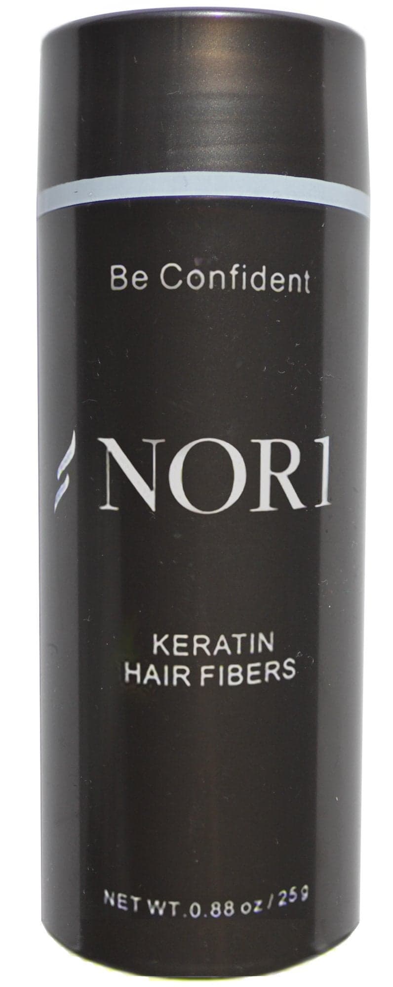 Nor1 Keratin Hair Building Fibers Hair Fiber Filler and Thickener for Men and Women Cover Up and Concealer for Thinning Areas or Minor Bald Spot Thicker Fuller Hair in Seconds 25 grams Grey