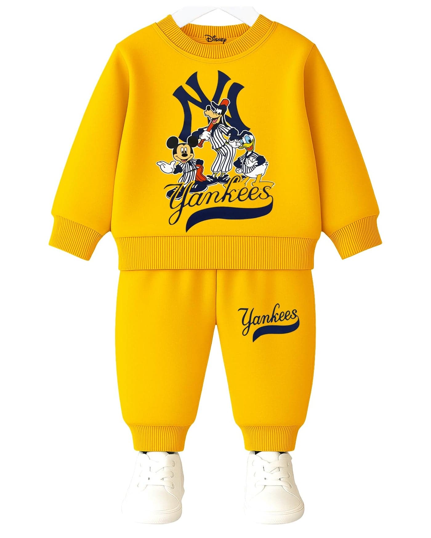 Kuchipoo © Disney Boys Full Sleeve Sweatshirt and Jogger Set(DKUC-PSUT-208, 2-3 Years, Multi-Colored)