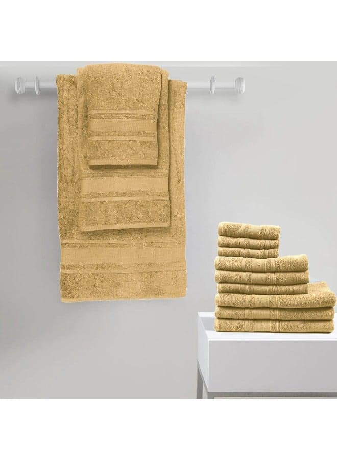 Home Castle(Cream)Premium Cotton Bath Sheet (90X180 Cm-Set Of 2) Highly Absorbent, High Quality Bath Linen With Diamond Dobby 550 Gsm
