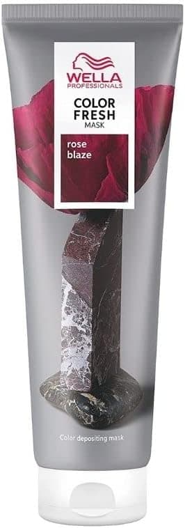 WELLA 3 x Wella Professionals Color Fresh SemiPermanent Hair Mask 150ml Rose Blaze