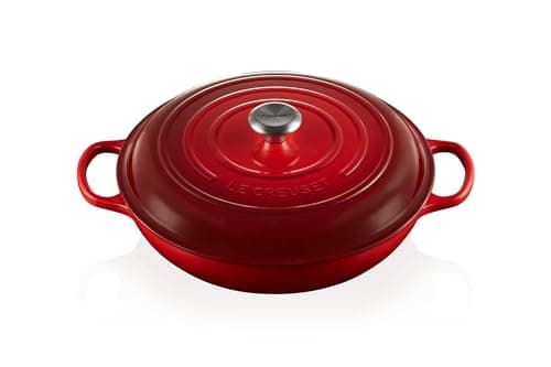 Le Creuset Enameled Cast Iron Signature Braiser 5 qt Cerise