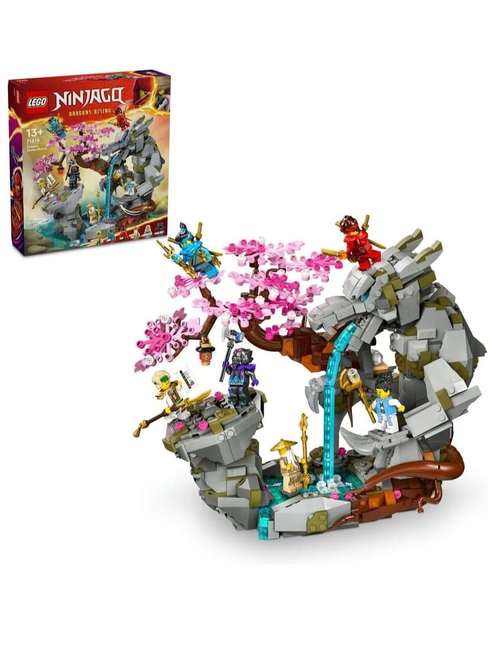 LEGO Ninjago Dragon Stone Shrine 71819 Building Blocks Toy Set (1,212 Pieces)