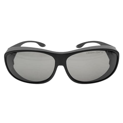 CO2 Laser Safety Glasses Protective Goggles Eyewear Laser Eye Protection 10600nm OD4 for CO2 Laser Engraver Cutter CE Certificated TCO2-4