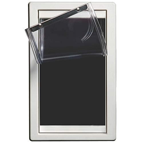Ideal Pet Products Screen Guard Pet Door Medium 7 x 1125 Flap Size White