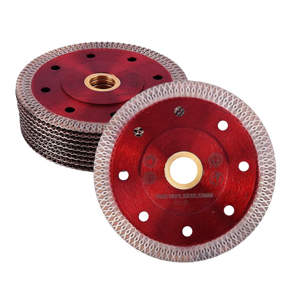 GoYonder 4 Inch Super Thin Diamond Tile Saw Blade for Angle Grinder Dry Wet Cutting of Ceramic Tile Concrete Granite