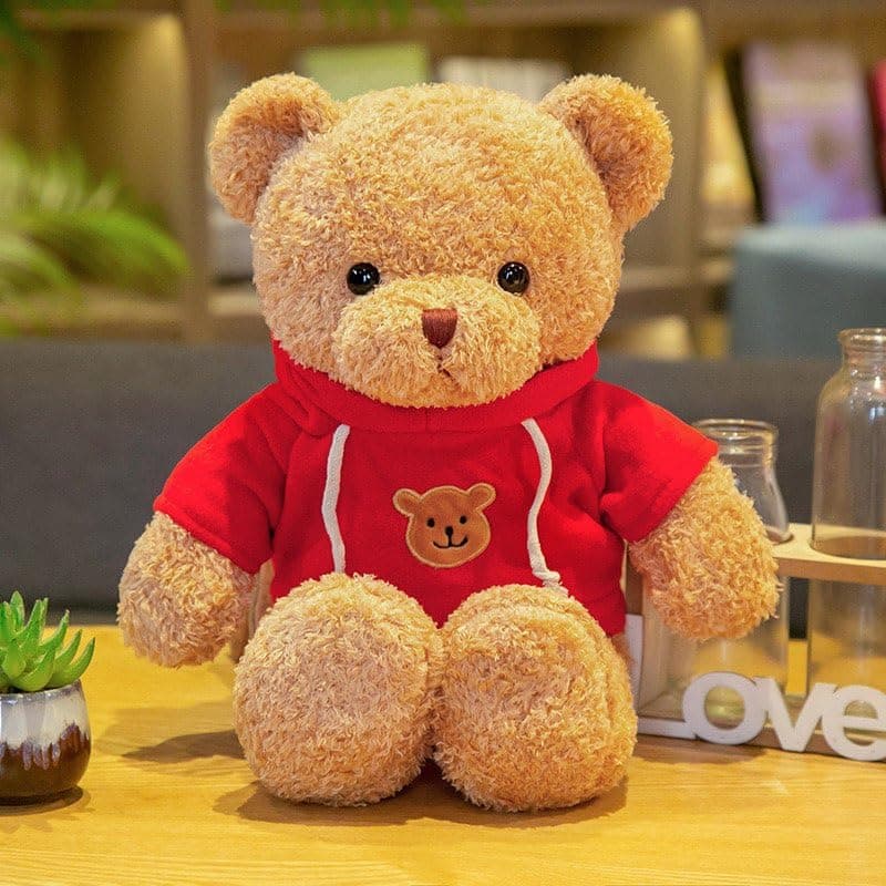 YUKOUQIAN Teddy Bear Stuffed Animal Cute Plush Doll SoftToy 118 Gift for Girls Boys Birthdays Christmas Childrens Day Halloween Thanksgiving Day red Teddy Bear