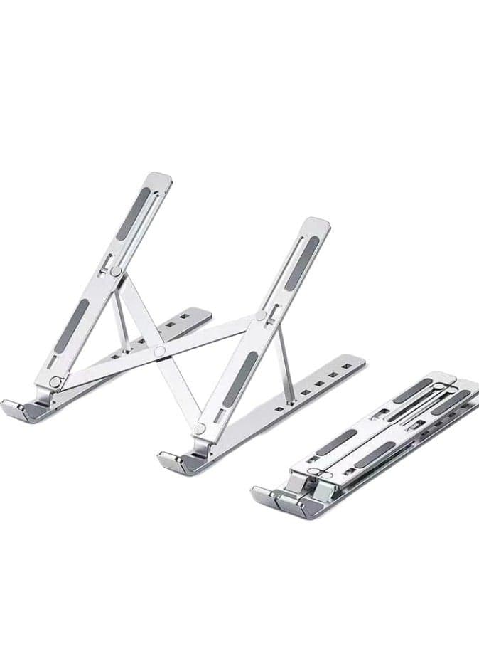 10-16 Inch Laptop Stand, Aluminium Alloy Material, Ergonomic, Non-Slip, Adjustable in 6 Levels, Compatible with Laptop Stands, Notebooks and Tablets
