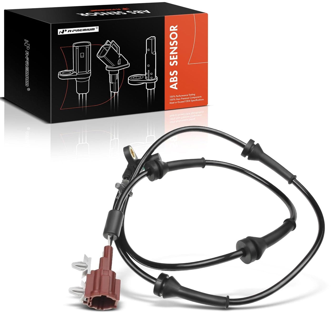 APremium Rear ABS Wheel Speed Sensor Compatible with Infiniti Nissan Models QX56 20042010 Armada 20052012 Pathfinder 2004 56L Sport Utility Rear Driver or Passenger Replace 479007S025