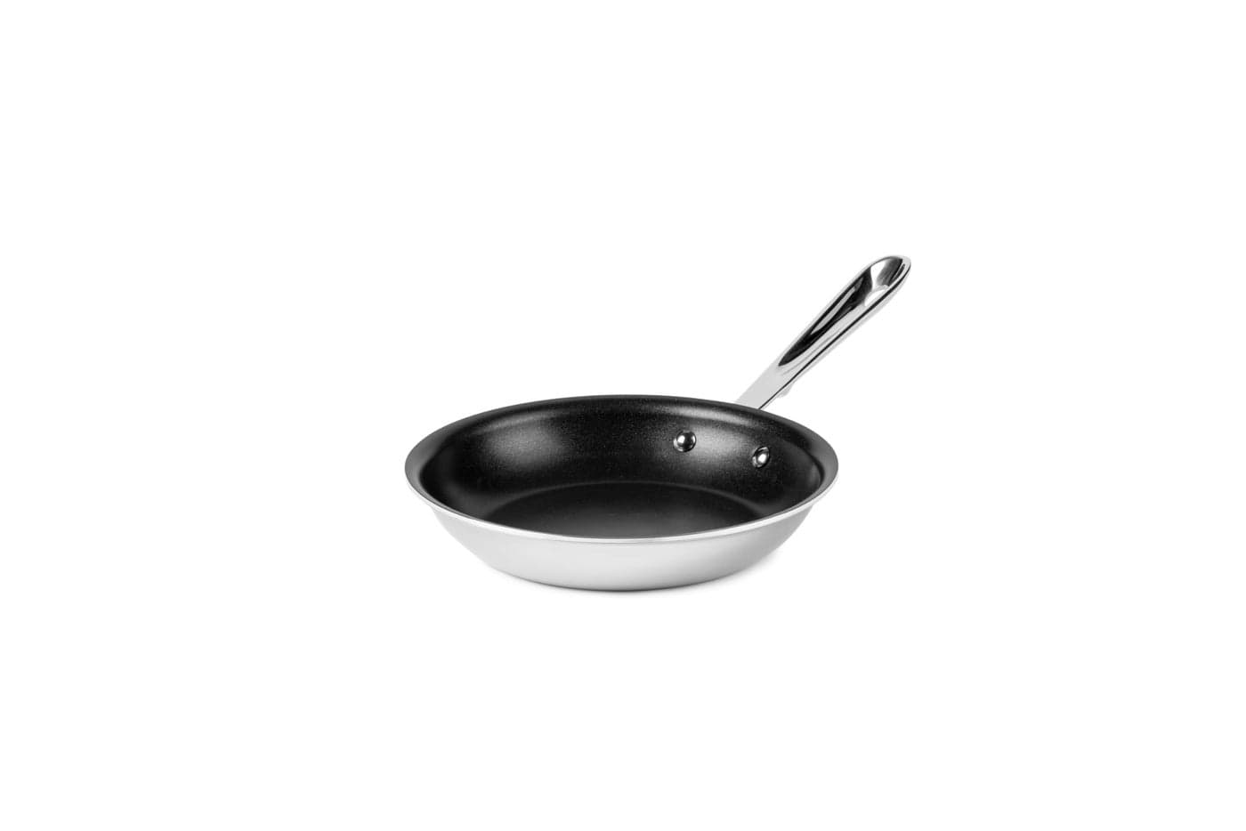 All-Clad D3 8 Inch Stainless Steel Pro Non Stick Frying pan, 3-Ply Stainless Steel Pan, Induction, Oven Broiler Safe 500F Skillet, Professional Cookware, Silver