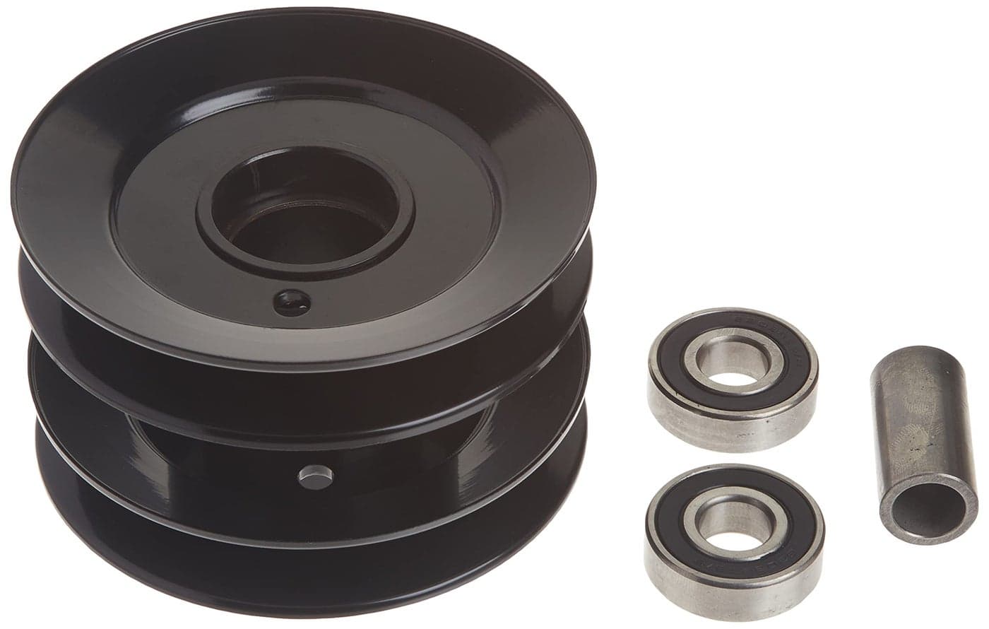 Oregon 44103 Double Pulley Assembly wBearings Replaces MTD 7561202 Silver