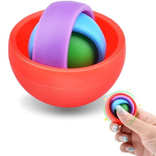 Fidget Toy for Adults Colorful Sensory Toys for Teens 812 Easter Basket Stuffers Gift Ideas for Boys Girls Teens Kids ADHD Autism Quiet Stress Relief Finger Toy Hand Fidget Spinner