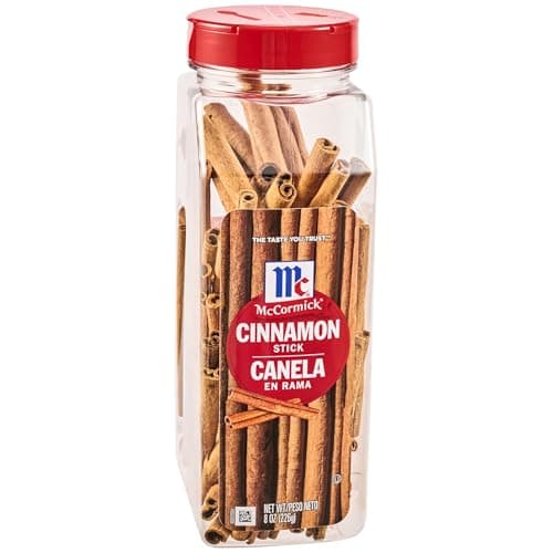 McCormick Cinnamon Sticks Brings Rich Cinnamon Flavor and Warmth to Savory Sweet Recipes 8 oz
