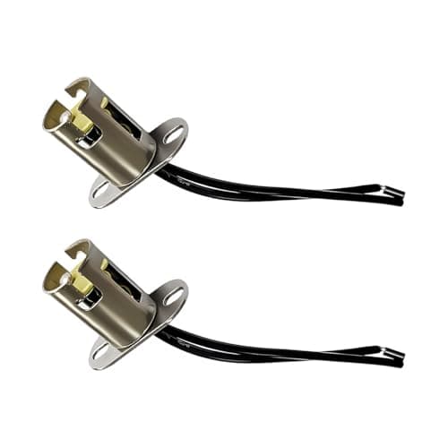 Wevdn 2 PCS Car Bulb Socket BAY15D 1157 LED Light Bulb Snapin Socket Holder with Wire Connector Automotive Bulb Socket Adapter for Brake Lamp Turn Signal Light Car accessories