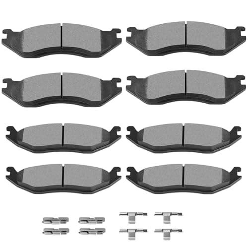 Ceramic Brake Pads Kits,SCITOO 8pcs Brakes Pads Set fit for 2003-2006 for Dodge for Durango,2002-2005 for Dodge for Ram 1500