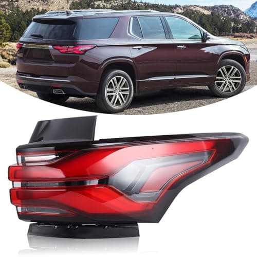 YEQSHNG RH LED Outer Tail Light Assembly Compatible With 2022 2023 Chevrolet Traverse rear lamp Right Passenger Side 86785341 85133096 GM2805151