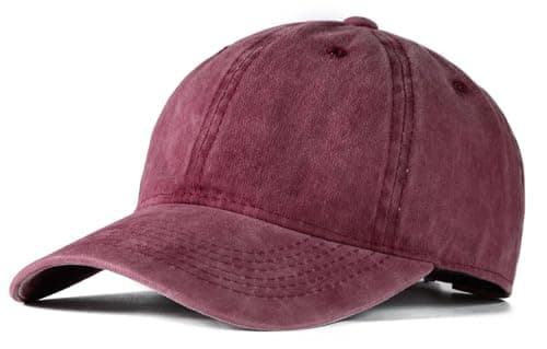 Edoneery Men Women Baseball Cap-Low Profile Adjustable Washed Cotton Golf Dad Hat