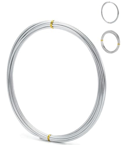 Mr Pen 9 Gauge Aluminum Craft Wire 3 mm 325 Feet Bendable Metal Wire for Sculpting Jewelry Floral and Wreath Making Crafting Christmas Ornaments Beading Bonsai Training