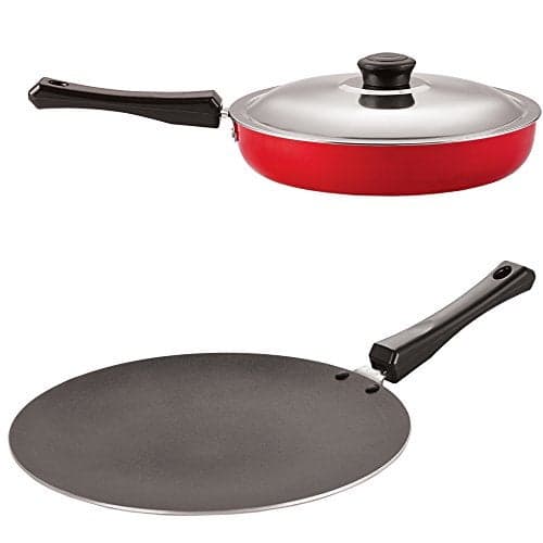 Nirlon Non-Stick Aluminium Dishwasher Safe Combo Cookware Essential Gift Set