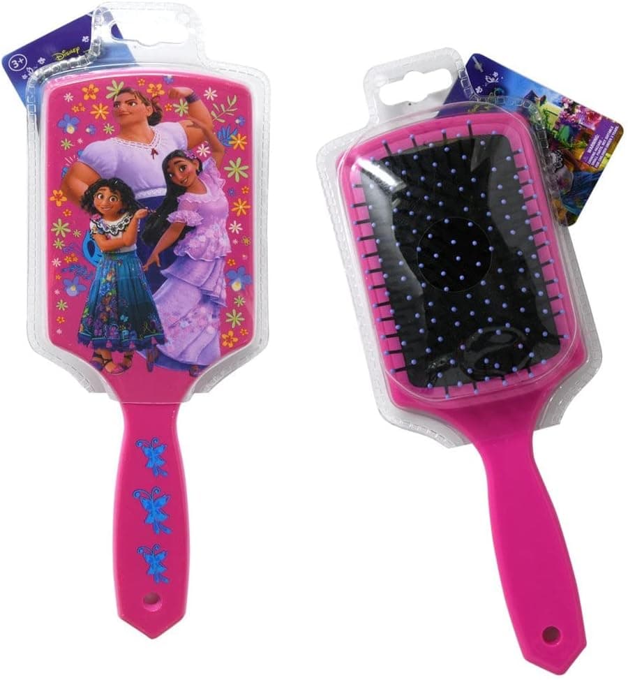 UPD Disney Encanto Paddle Hair Brush with Hangtag Pink