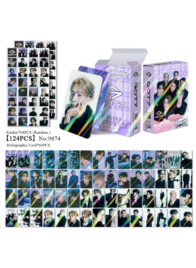 Laser Card Got7 Return Peripheral Photo Card Mini Ledger Sticker Star Flash Card