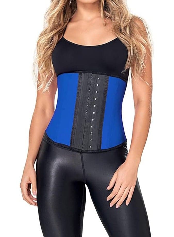 Corset Waist Trainer for Women - Colombian Waist Cincher - 3 Hook Latex Body Shaper
