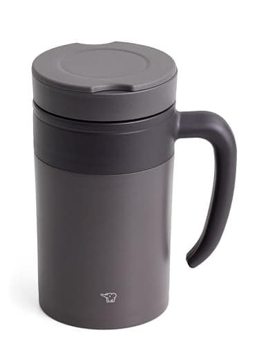 Zojirushi SE-KAE48TA Stainless Tea Tumbler with Handle, 16-Ounce, Brown