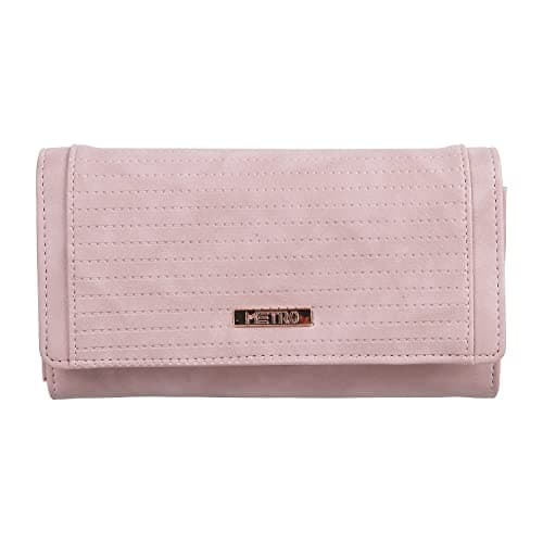 Metro Women Peach Bifold Clutch (95-7656)