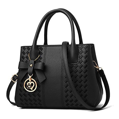 Jeniulet Purses and Handbags for Women Fashion Ladies PU Leather Top Handle Satchel Shoulder Tote Bags