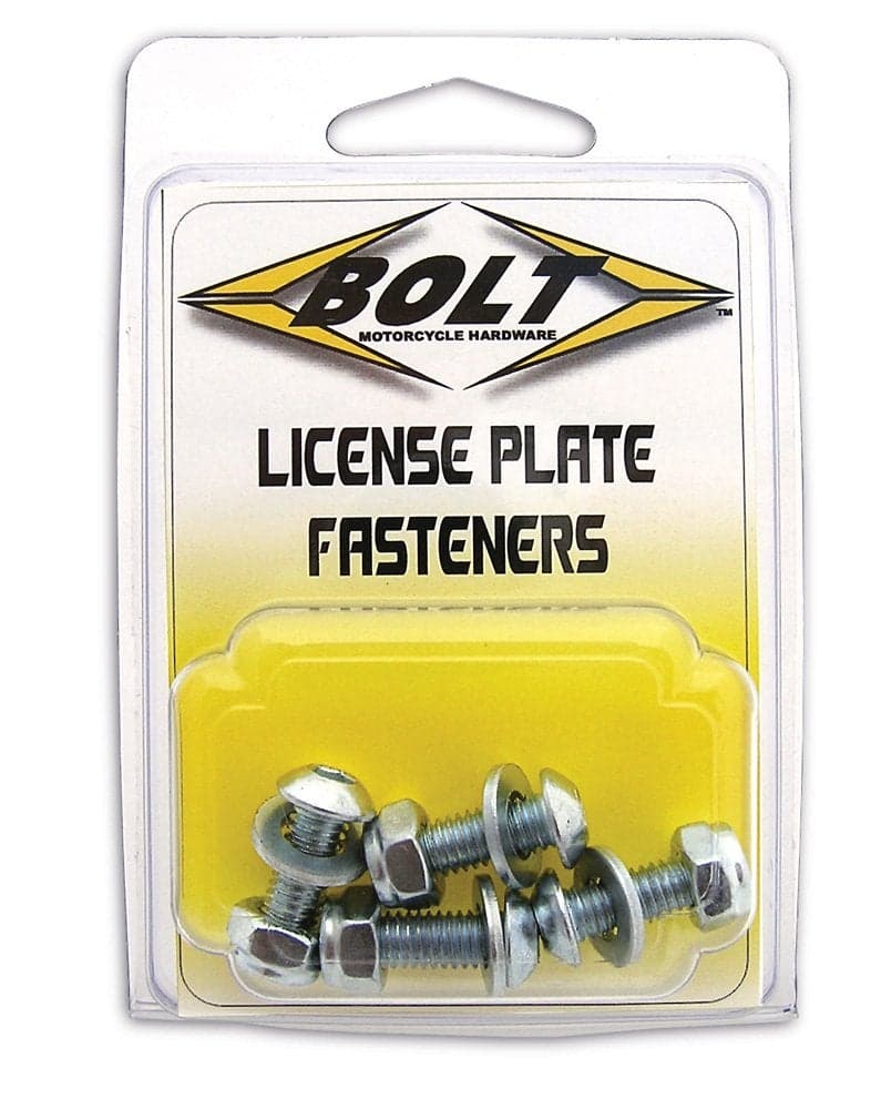Bolt Motorcycle Hardware (2007-LPF) License Plate Fastener Kit
