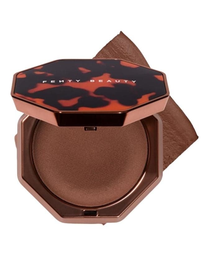 Fenty Beauty by Rihanna Sun Stalk'r Soufflé Pressed Mousse Blurring Cream Bronzer – SWEET TRUFFLE - Medium-Deep to Deep with Neutral Bronze Undertone | Soft-Matte Buildable Bronzer | 0.52 oz / 15 g