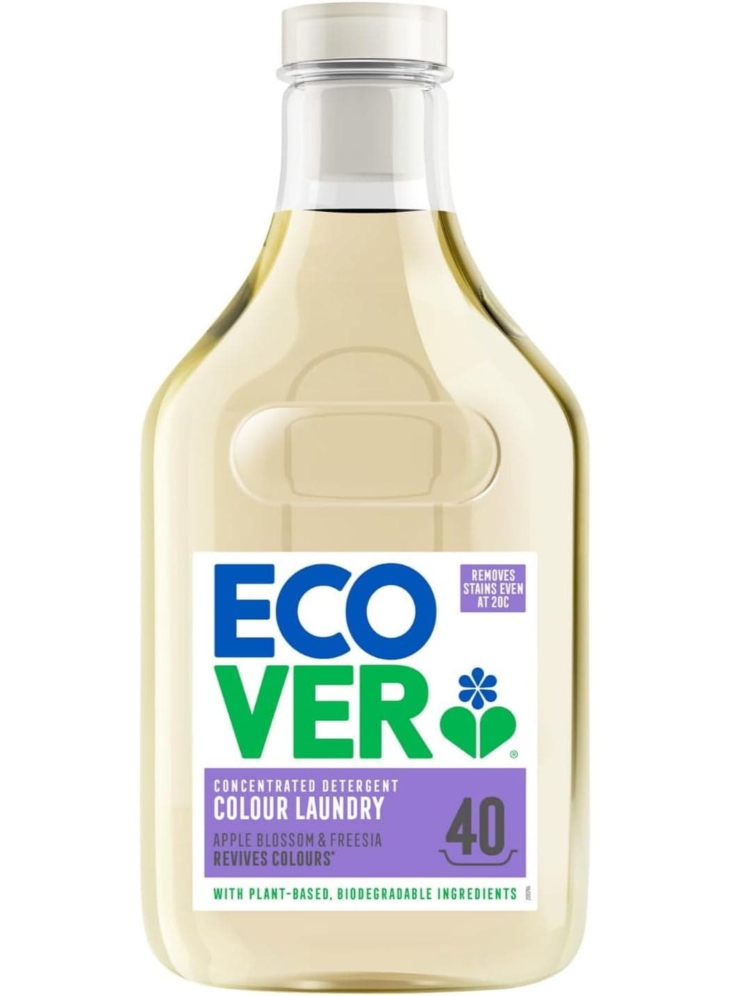 Ecover Laundry Liquid Colour Concentrate Apple Blossom and Freesia Scent - 1.43 Litre