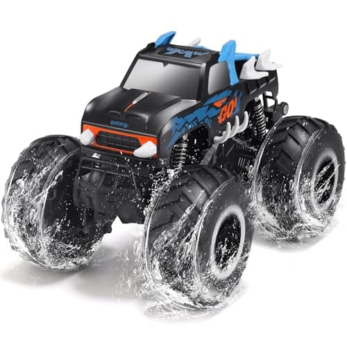 Threeking 116 Waterproof Monster Truck SUV Toys RC Cars Remote Control Car Truck Toys 4WD All Terrain OffRoad Car Toy Gifts Presents 6 7 8 9 10 11 12 Year Old Kids Boys Girls Toys