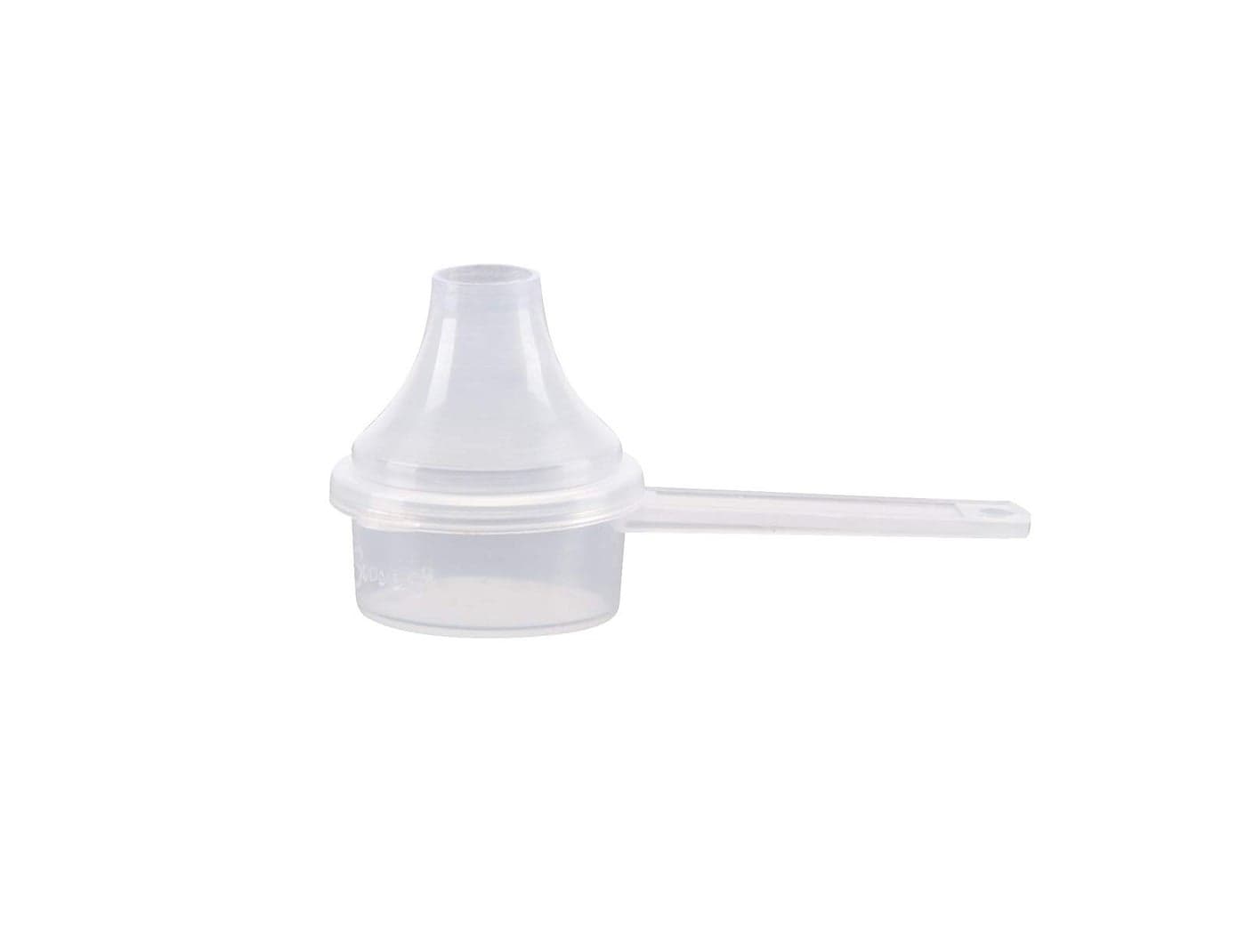 Plastic Measuring Scoop with Funnel The Scoopie 9 cc 2 Teaspoon 9 mL Measuring Spoons for Powders Coffee Pet Food Protein Spices and Other Dry Goods Pack of 1 Opaque No Cap