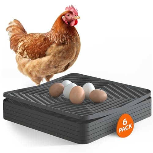 Chicken Nesting Pads for Coop Bedding, Washable Nesting Box Liners for Chicken Laying Boxes, 12"x 12", 6 Pack