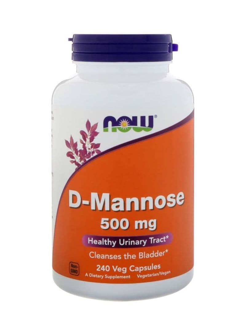 D-Mannose Dietary Supplement 500 mg - 240 Veg Capsules
