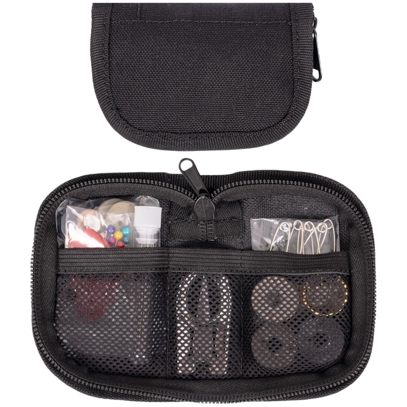 Military Sewing Kit Marine Corps Deluxe Survival Sew Kit for Men or Women Mini Repair Sewing Tools with Zipper Closure in Durable Nylon Case Portable for on The Field Use Army Button Sewing Kit
