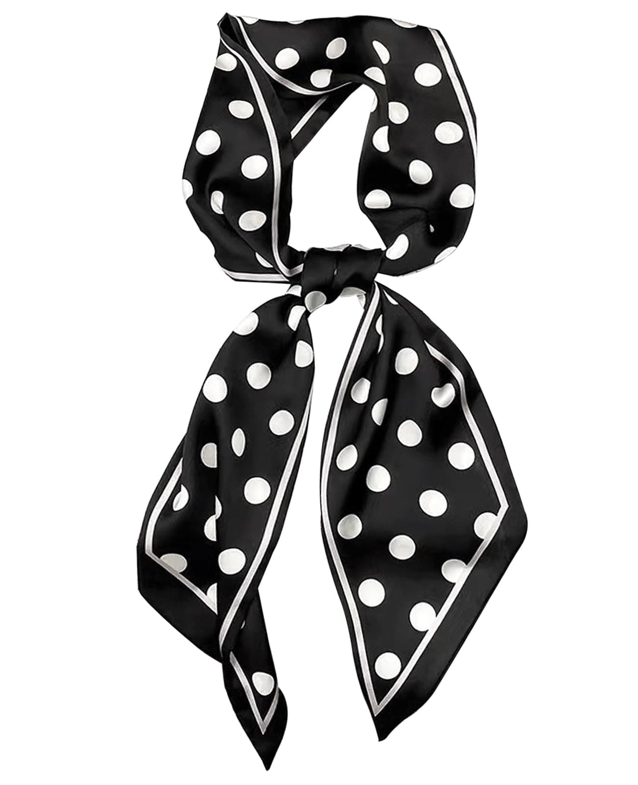 Hioyiwse Head Scarf Hair Neck Scarves For Women Purse Bag Scarfs For Handbags Silky Long Thin Satin Headscarf Fashion Lightweight 59 * 5.9inch B5