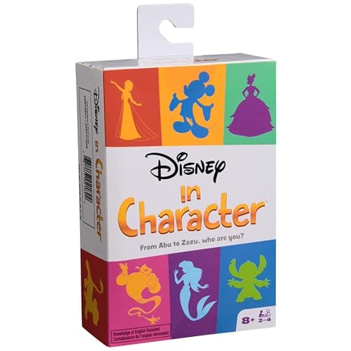 Spin Master Games Disney in Character Card Game Interactive Charades Disney Trivia More for Hilarious Family Fun Indoor Activity 24 Players for Ages 8 Up
