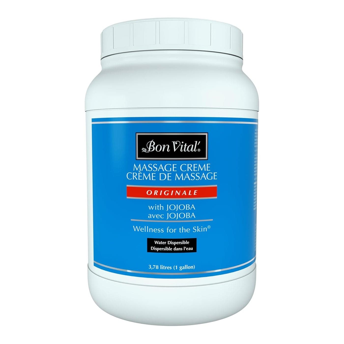 Bon Vital Original Massage Creme for a Versatile Massage Foundation to Relax Sore Muscles Repair Dry Skin Revitalize Skin and Lock in Moisture Allows for Muscle Manipulation 1 Gallon Jar