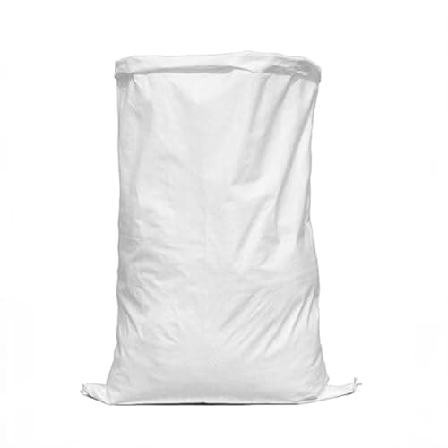 KAPGGRILA Polypropylene HDPE White Bori Bags | Heavy-Duty Reusable Storage Sacks | Multipurpose Packing Bags for Grain, Cement, Waste, Industrial & Agricultural Use | Set of 5 Durable Boras