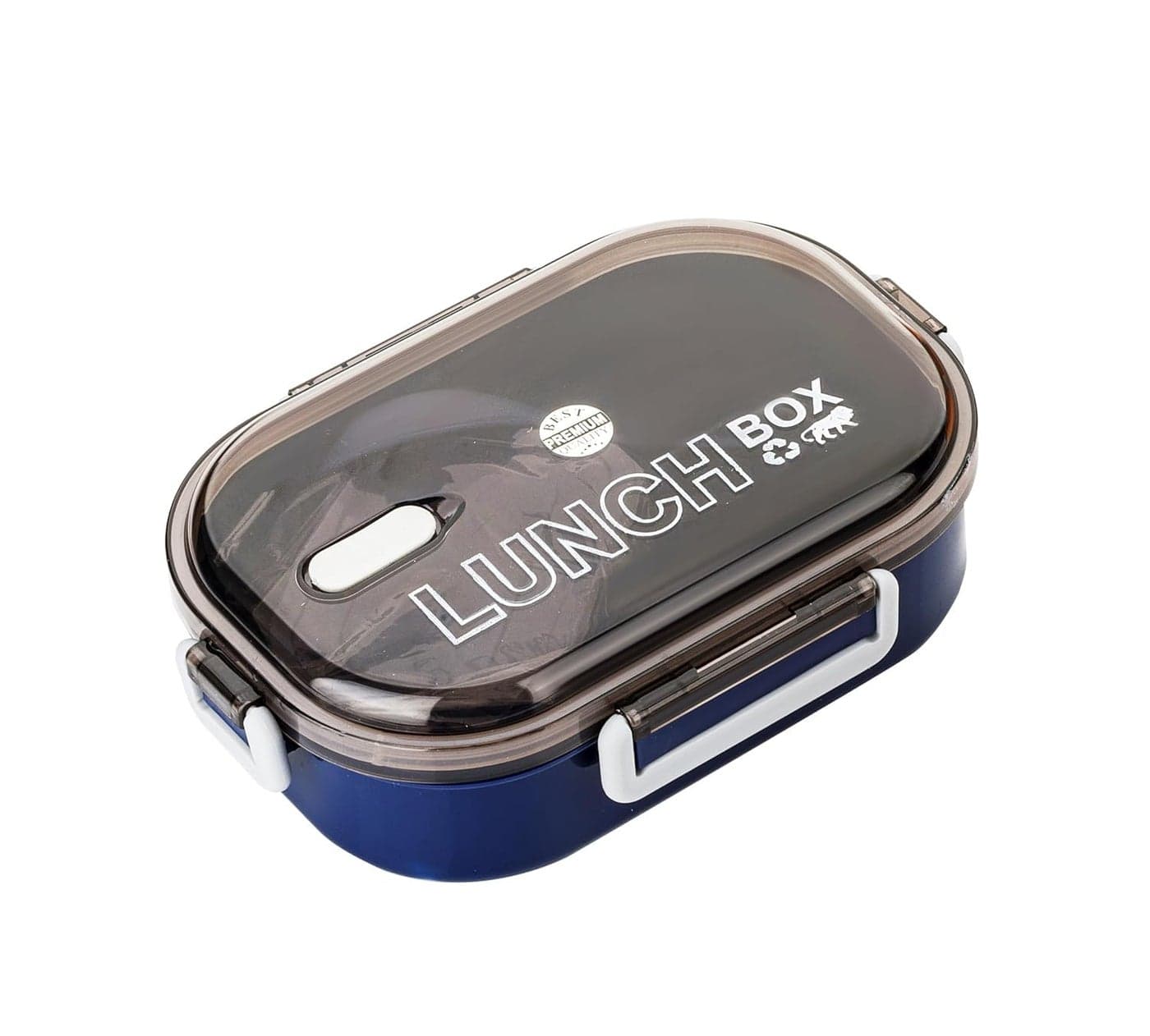 MARKWELL Bpa Free Plastic Lunch Box, Food Grade Tiffin Boxes, Leak Proof Air Tight Dabba,Unbreakable Lid, Snacks Tiffin Box for Kids, Light Weight, Easy Clean(1500ml, Pack of 1, Blue)